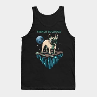 French Bulldogs in space Tank Top